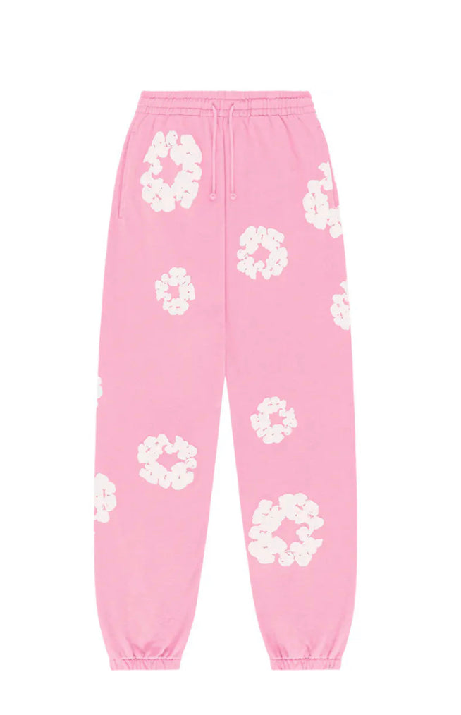 Denim Tears Cotton Wreath Sweatpants Pink