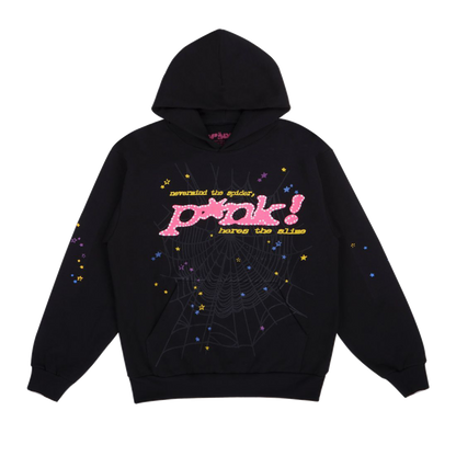 Sp5der Worldwide Sweatshirt Punk Black